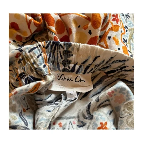 NWOT Anthropologie Vikki Chu Pastoral Flannel Lounge Pants  Size Small - Picture 11 of 13